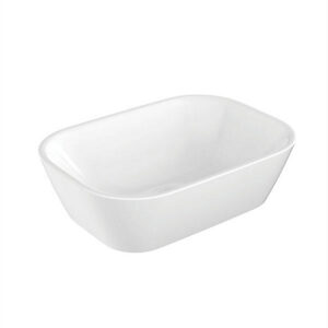 Span - 485mm square vessel basin without faucet hole in white