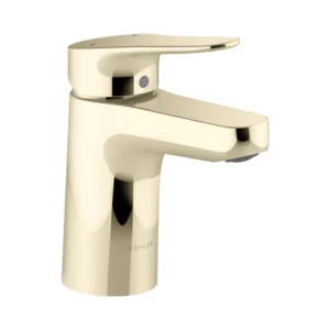 Accliv - Single-control basin faucet in french gold