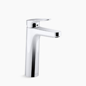 Accliv - Single-control tall basin faucet in polished chrome