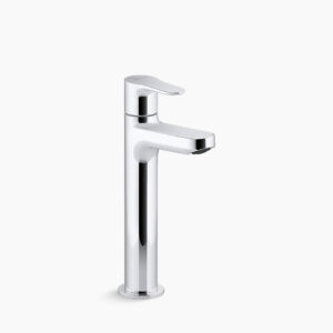 Accliv - Tall pillar tap in polished chrome