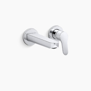 Accliv - Cold-only wall mount basin faucet trim in polished chrome