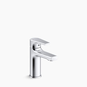 Apt Flux - Single-control lav faucet without drain in polished chrome