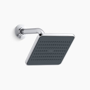 APT™ Square - Single function organic showerhead in polished chrome