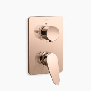 Fluence™ - AT360 recessed bath and shower valve and trim in rose gold