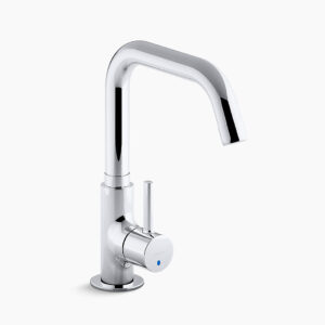 Cuff™ - Single handle deck-mount cold only kitchen faucet in polished chrome