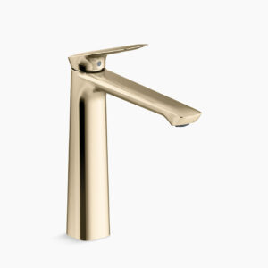 Engage™ - Single-control tall basin faucet without drain in french gold