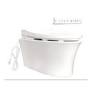 Innate - Veil wall hung toilet with PureWash E910 electronic bidet seat cover