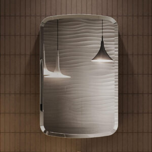 Bancroft® - 508mm x 787mm rectangular mirror cabinet