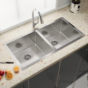 Strive™ double equal bowl kitchen sink