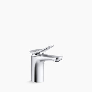 Fluence™ - Single-control lav faucet without drain in polished chrome