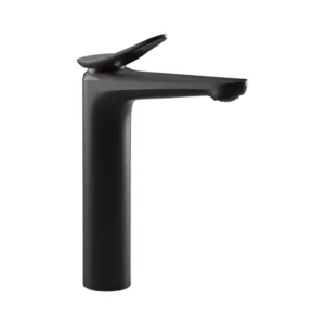 Fluence™ - Single-control tall lav faucet without drain in matte black