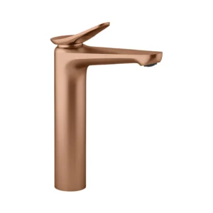 Fluence™ - Single-control tall lav faucet without drain in brushed rose gold