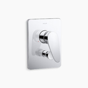 Fluence™ - Recessed bath and shower AT235 trim in polished chrome