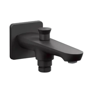 Fluence™ - Bath spout with diverter in matte black
