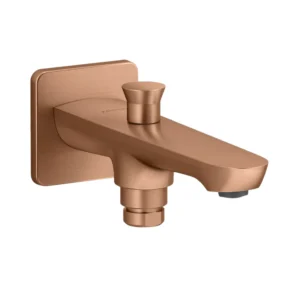 Fluence™ - Bath spout with diverter in brushed rose gold