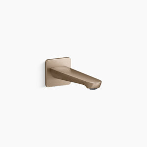Fluence™ - Bath spout without diverter in brushed bronze