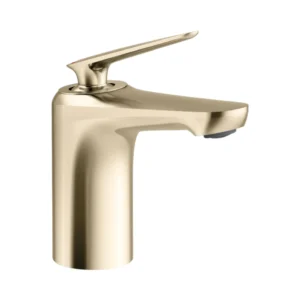 Fluence+™ - Single-control lav faucet without drain in french gold