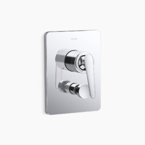 Recessed bath and shower AT235 trim in polished chrome