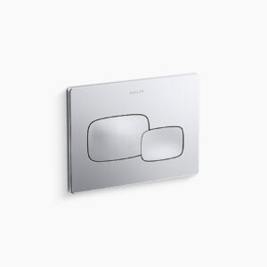 Pebble™ - Pneumatic faceplate in polished chrome