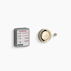 Digital steam adapter kit, in french gold