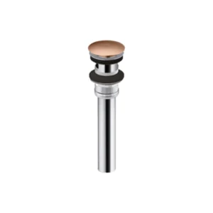 Complementary™ - Click drain, big cap in brushed rose gold