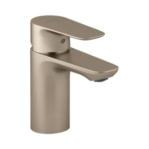 Aleo™ - Single-control basin faucet without drain in brushed bronze