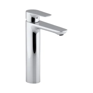 Aleo™ - Single-control tall basin faucet without drain in polished chrome