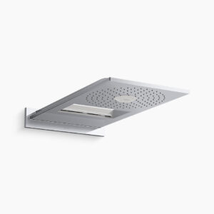 Beitou™ - Wall mount 254mm x 534mm rainpanel in polished chrome