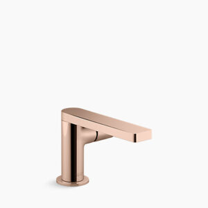 Composed™ - Single-control basin faucet without drain in rose gold