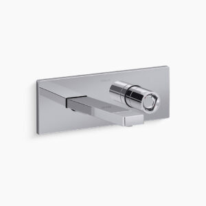 Composed™ - Single control wall mount basin faucet trim in polished chrome