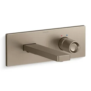 Composed™ - Wall mount single-control basin faucet trim in brushed rose gold