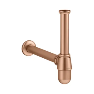 Complementary™ - 300mm bottle trap without drain in brushed rose gold