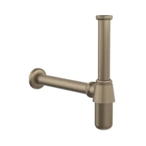 Complementary™ - 300mm bottle trap without drain in brushed bronze