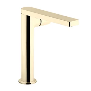 Composed™ - Single-control tall basin faucet in french gold