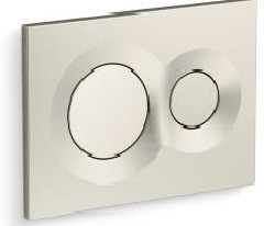 Lynk™ - Pneumatic faceplate in brushed nickel