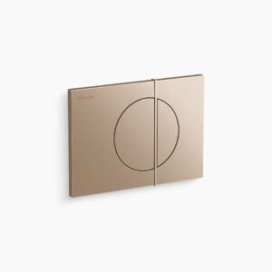 Note™ - Mechanical faceplate in brushed bronze