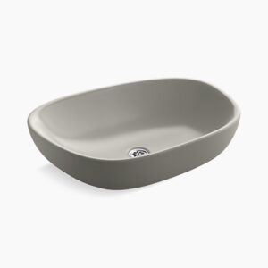 Kankara™ - 563mm vessel basin without faucet hole in cashmere