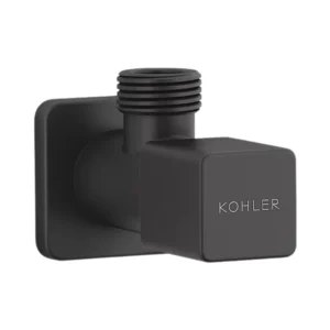 Complementary™ - Square angle valve in matte black