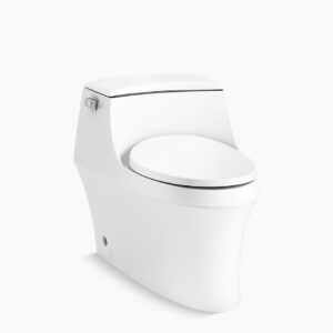 Grande - One-piece toilet with seat cover in white