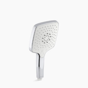 Rain Duet™ - Square hand shower without hose in polished chrome