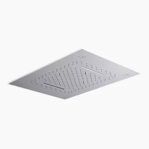 Loure® - Rectangle 600mm x 800mm multifunction rainpanel in polished chrome