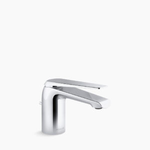 Avid™ - Single-control basin faucet with drain in polished chrome