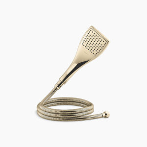 Spatula - Hand shower large with hose in french gold
