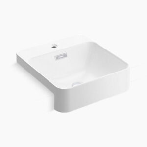 Forefront™ - 420 x 460mm square semi-recessed basin
