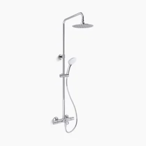 July™ - Thermostatic 3-way shower column in polished chrome