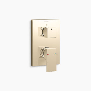 Aqua Turbo 360 - Square trim in french gold