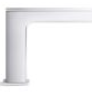 Deck mount sensor faucet cold only in polished chrome