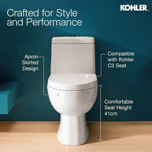 Floor-mounted Kohler toilet-classic Kohler sanitaryware