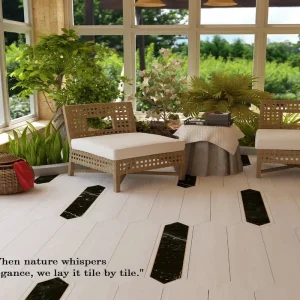 durable wood look tiles for warm and elegant floors